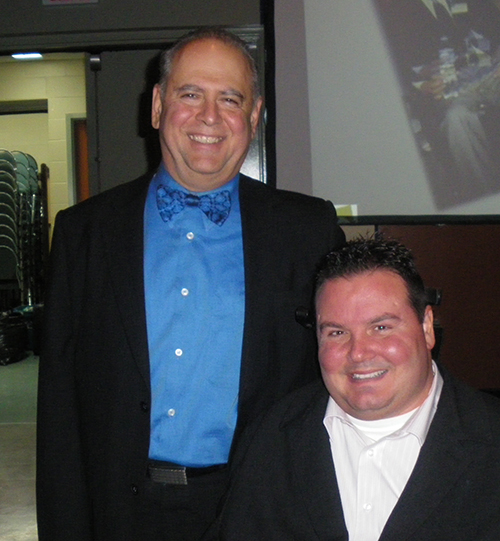 Alexandre en compagnie de son mentor et patron, Me François Alpin